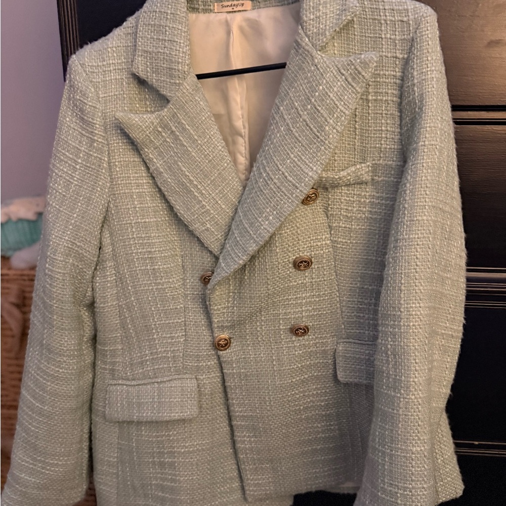 Sunday Up Spring Tweed Blazer